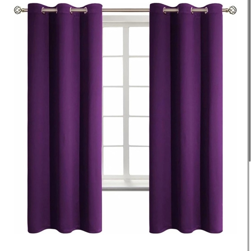 Elegant Purple Curtains